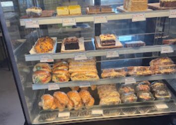 Smiley Cafe bakery display case